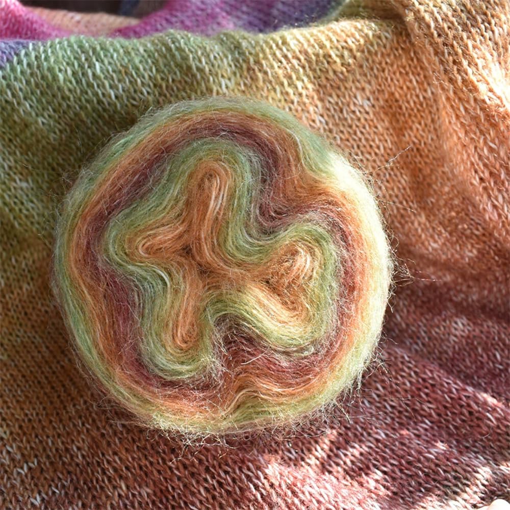 100 G Mohair-Garnknäuel, Für Selbstgemachte, Gestrickte Schals, Handschuhe Und Pullover,J
