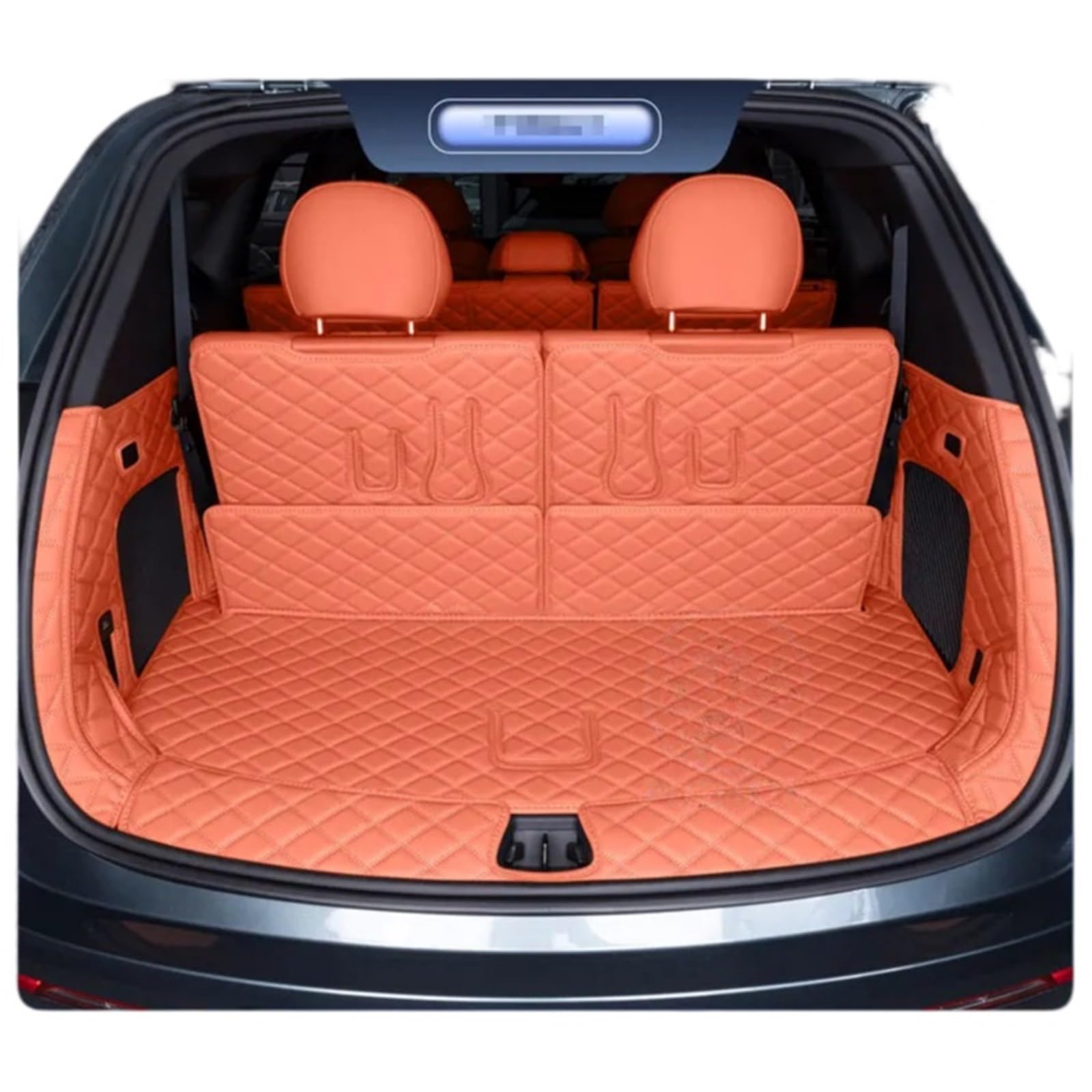 Pasuje do Byd Tang L 2025 2026 skórzana mata do bagażnika samochodu tylna poduszka do bagażnika mata mata do wyłożenia podłogi bagażnika taca chroń(C)