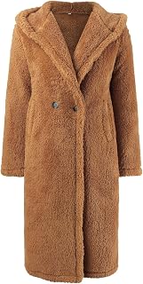 Fuzzy Zip up Hoodie Women Long Sleeve Solid Plush Fleece Front Open Hooded Cardigan Jacket With Pockets Womens Fleece Tops
