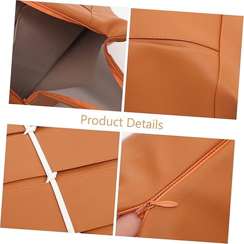 Miniatura 7 de BESTOYARD 3pcs Leather Rope Pillowcase Cream Throw Pillows Farmhouse Throw Pillows Throw Pillows for Bed Throw Pillow Protectors Car Throw Pillow