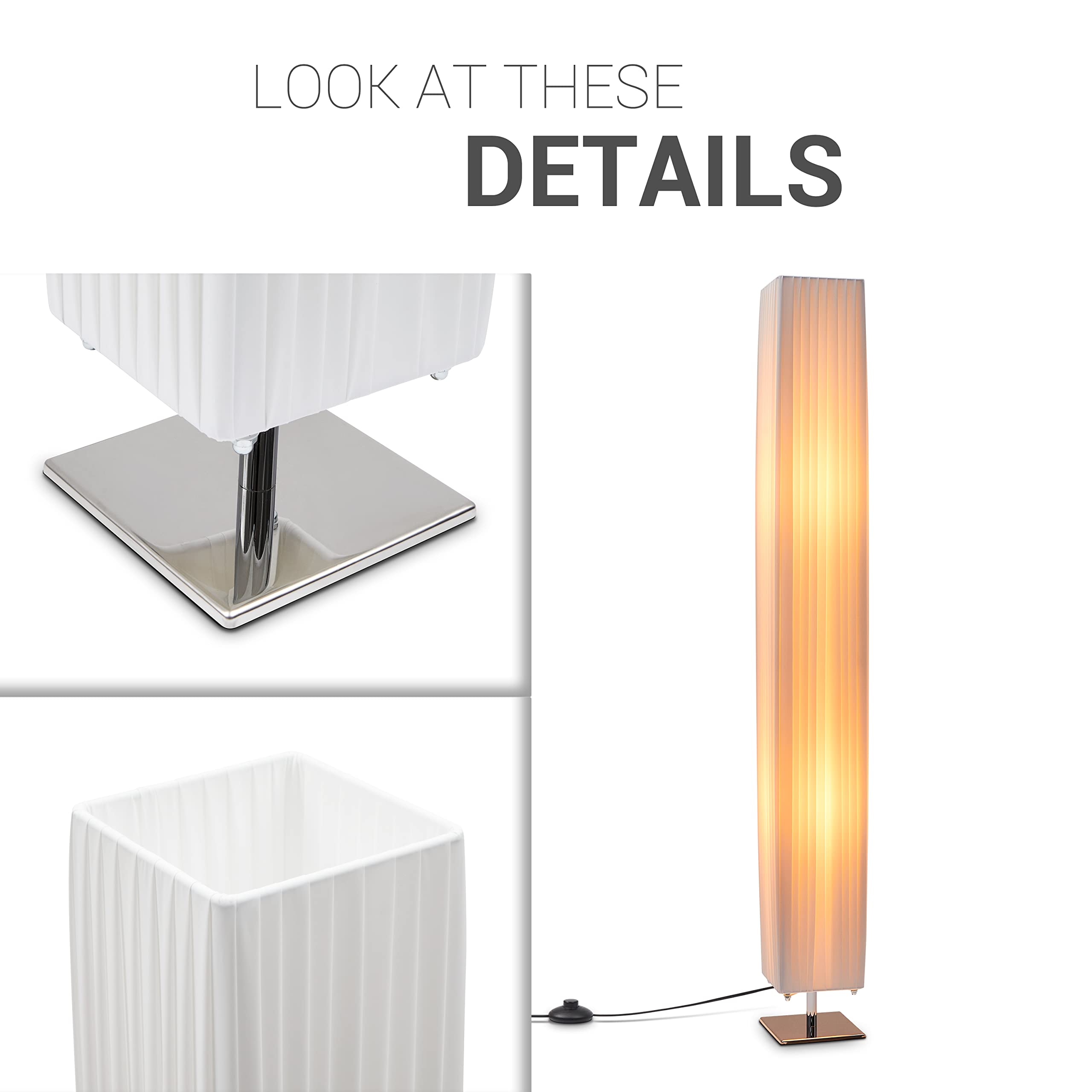 Paco Home Vloerlamp Vintage E27 Woonkamerlamp Staande Industrieel Design Modern Lamp Retro Slaapkamer Hout