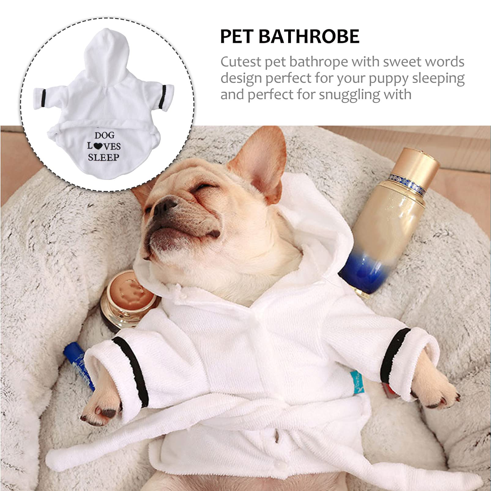 2 Pz Accappatoio per Animali Domestici Asciugamani per Cani Ad Asciugatura Rapida Pigiama per Cani Asciugamano da Bagno con Cappuccio per Cani Accappatoi per Cani Dopo Il Bagno