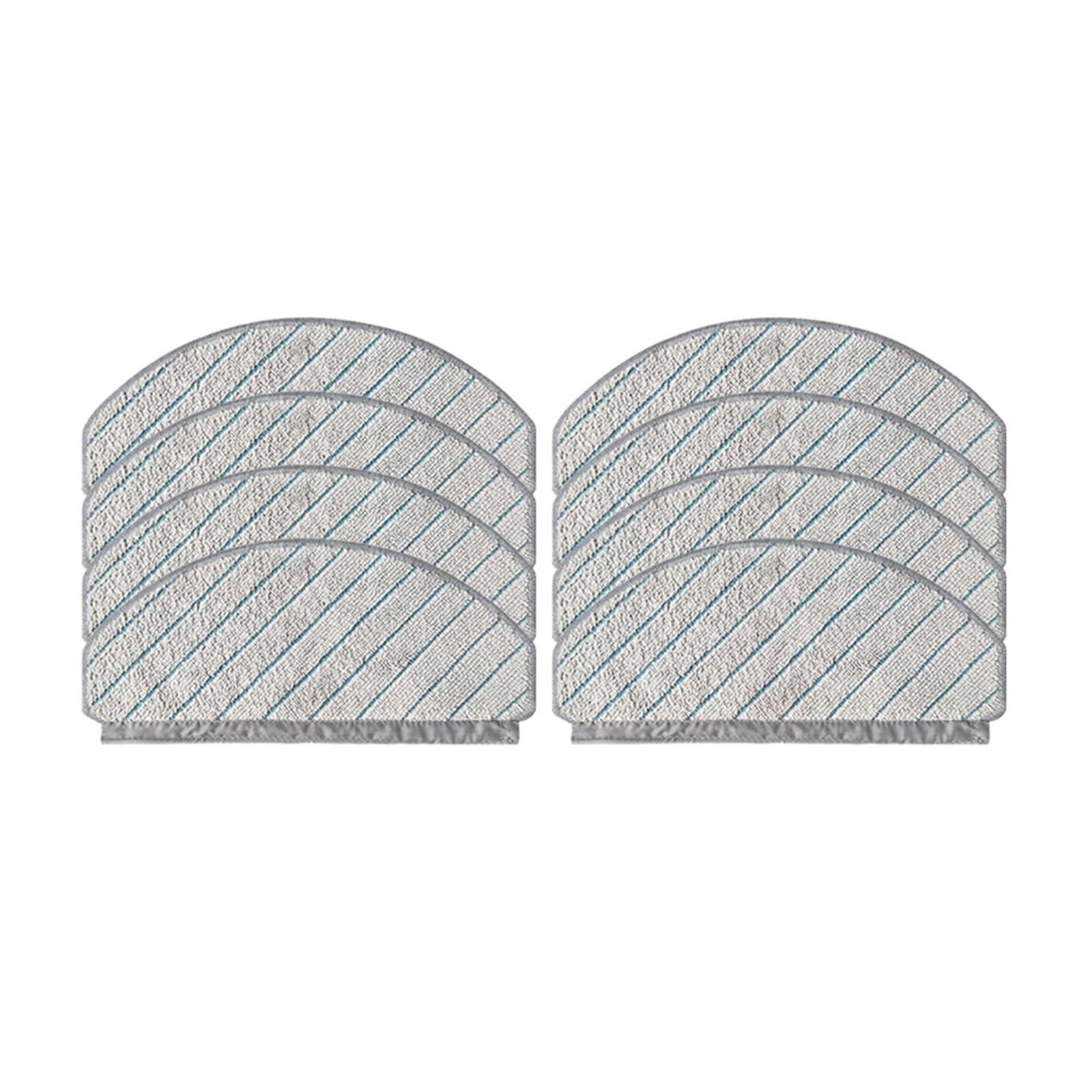 MDLGUSLFHEI Mop Cloth，Compatible For Ecovacs，Deebot，T10 / N20 Pro / N20 / N20 PLUS / N20 PRO PLUS / N20e PLUS Robot Vacuum Cleaner Parts(8pcs)