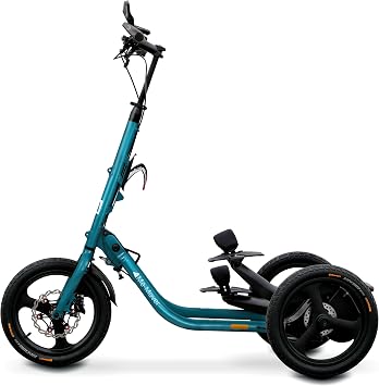 ME-MOVER Speed Ultra - Step Machine on Wheels, Low Impact Trainer, Cross Step Trainer for Outdoor Exercise, Elliptical Tricycle