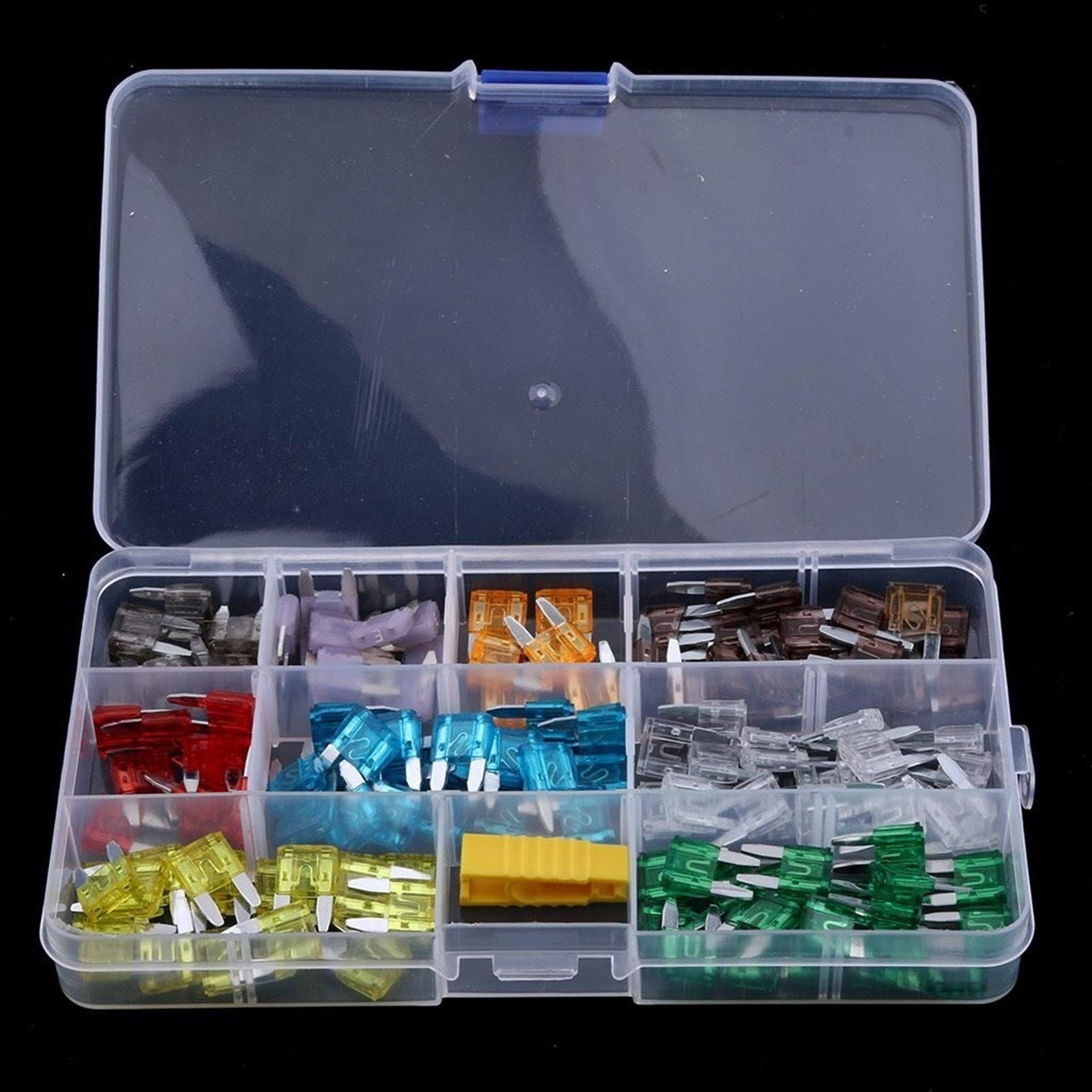 140 Pezzi Assortiti Mini fusibili a Lama per Camion per Auto con estrattore (2/3/5/7.5/10/15/20/25/30/35/40 AMP)