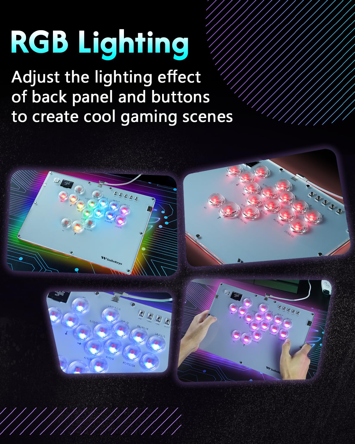 Ps3 Games FightBox RAC-J503B All Buttons Fight Stick Controller ...