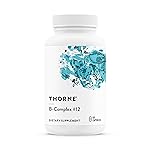 THORNE - B-Complex 12 - Vitamin B Complex with Active B12 and Folate - 60 Capsules