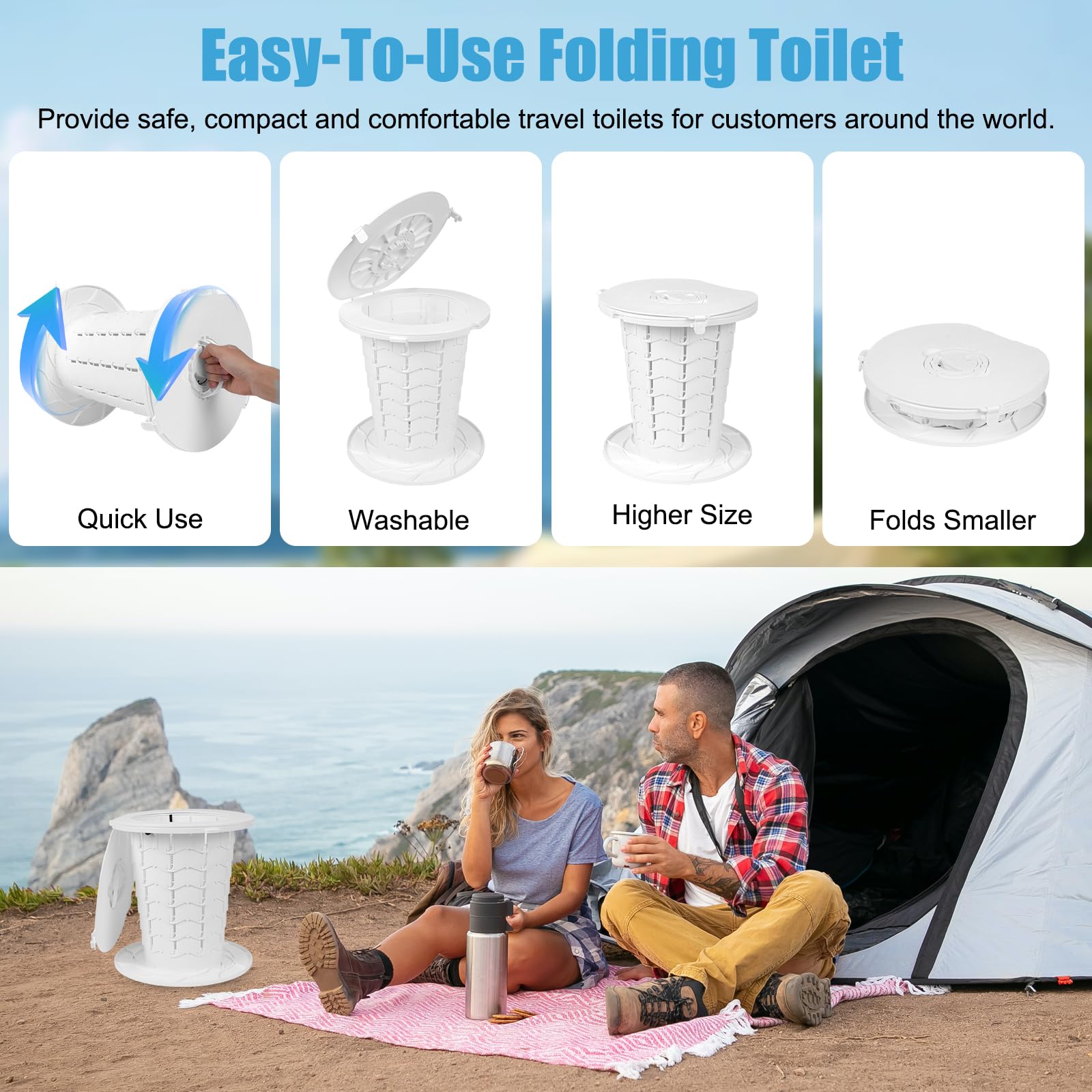 Liquido Per WC Chimico Thetford Aqua Kem Blue 2L - Per Camper, Roulotte E Toilet Portatili - Foto 5