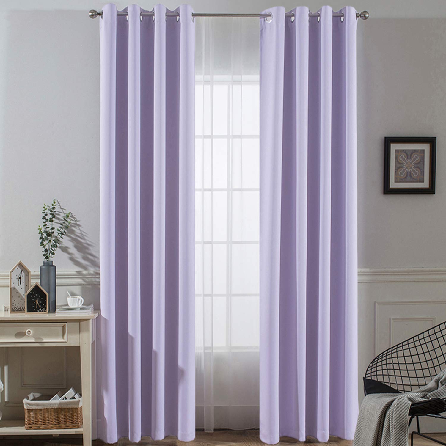 Childrens Lilac Bedroom Curtains Curtains & Drapes