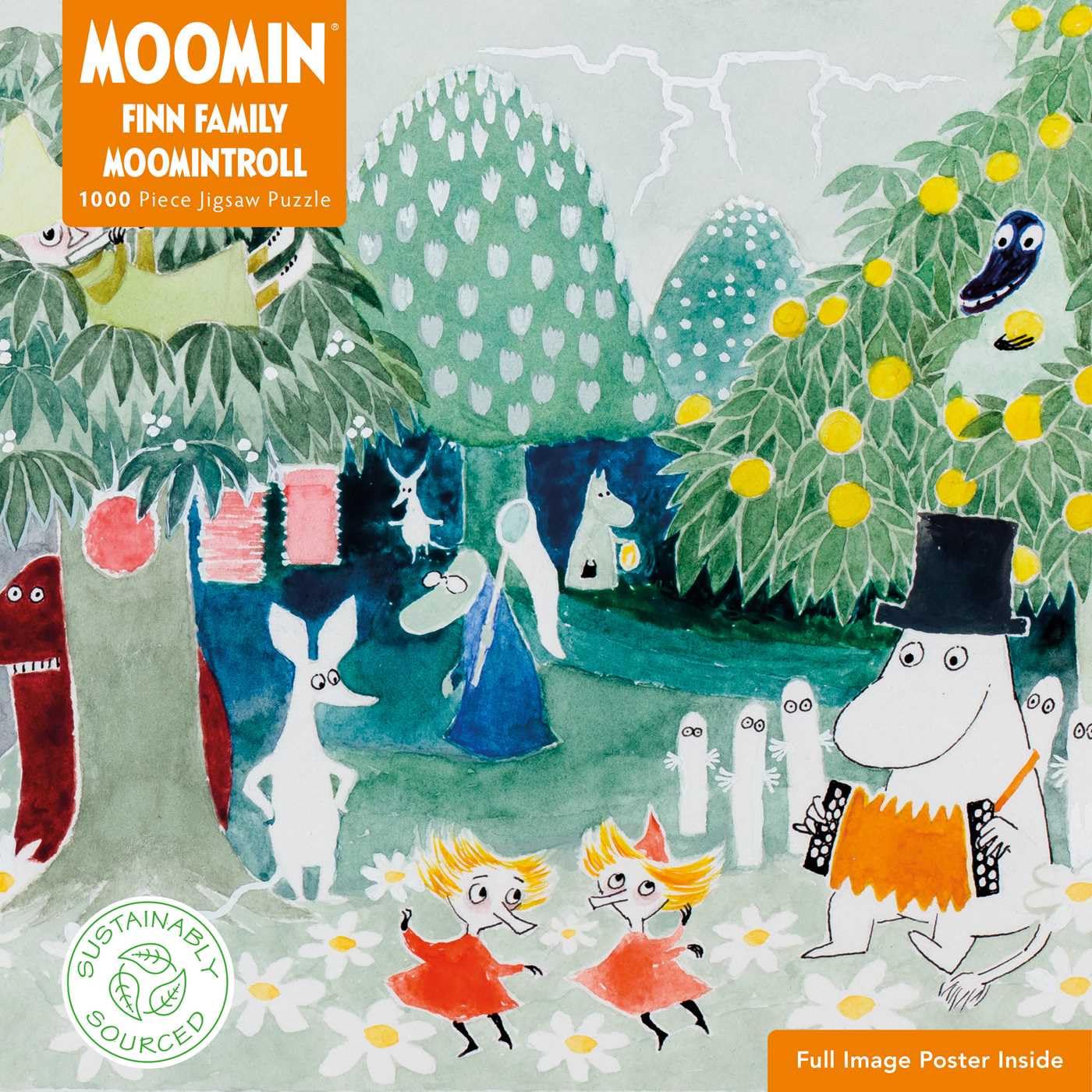 Finn Family Moomintroll Jigsaw Puzzle: 1000-pieces Ethical, Sustainable, Earth-friendly