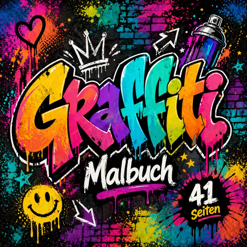 Graffiti Malbuch: Deine kreative Reise in die Graffiti-Welt