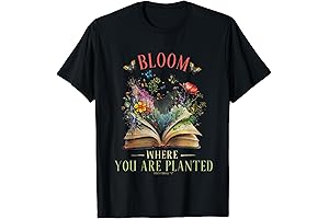 Bloom Where You Are Planted T-shirt Embroidered with I Corinthians 7.17