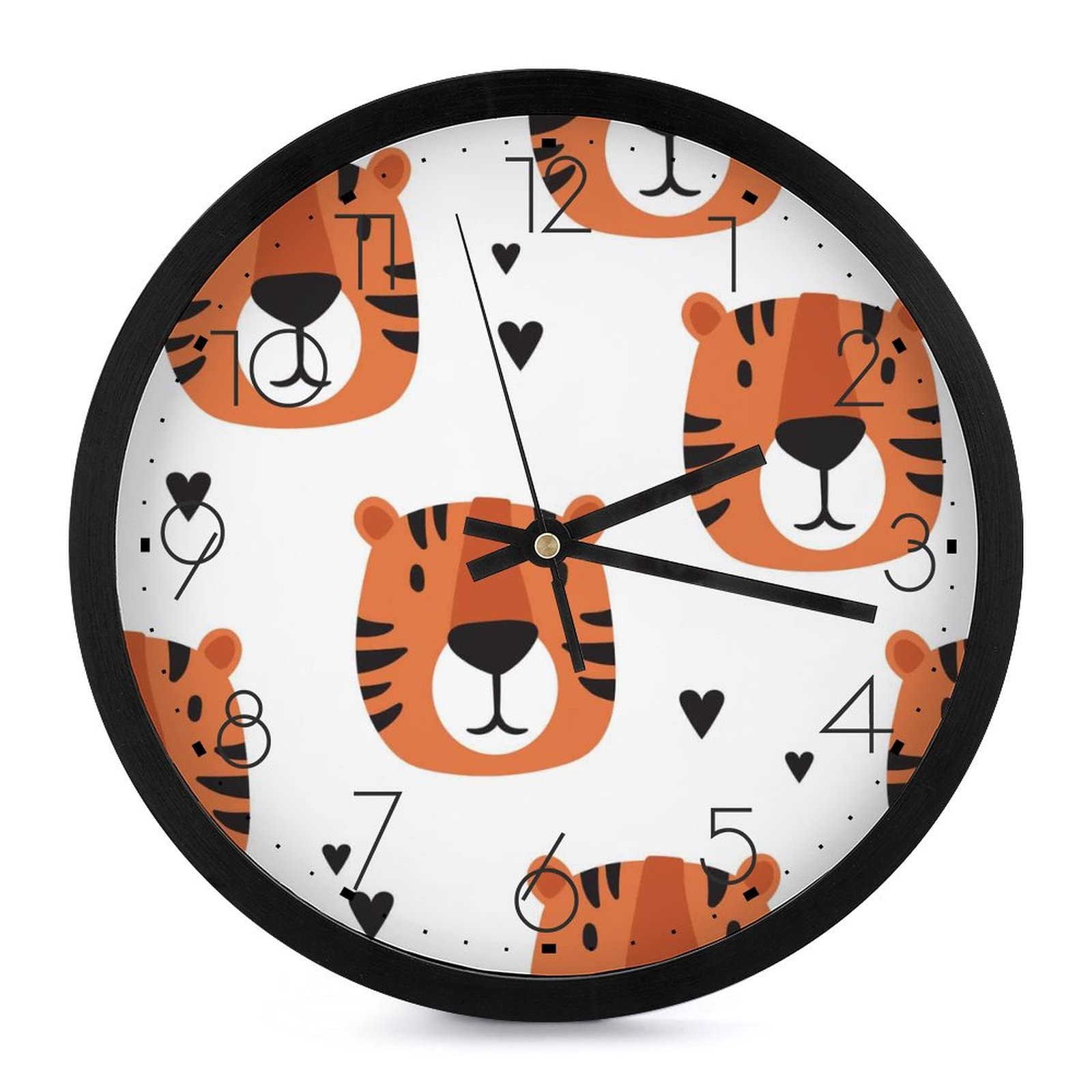 Horloge murale ronde bande dessinee pour décorer le salon et la cuisine