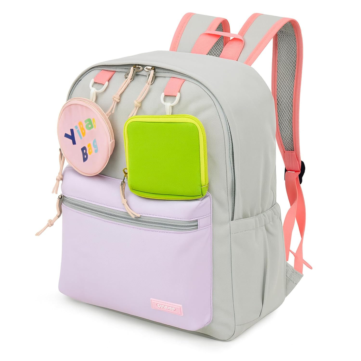 Storite Backpack for Kids Girls With Fun Pouches Stylish Durable Water-Resistant Backpack Shoulder School Bags for Girls Kids Birthday Gift