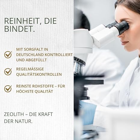 Nordic Pure Zeolite Powder 1000 g with 95% Clinoptilolite Content Premium Quality Extra Fine