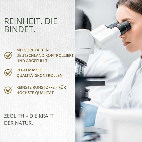 Nordic Pure Zeolite Powder 1000 g with 95% Clinoptilolite Content Premium Quality Extra Fine