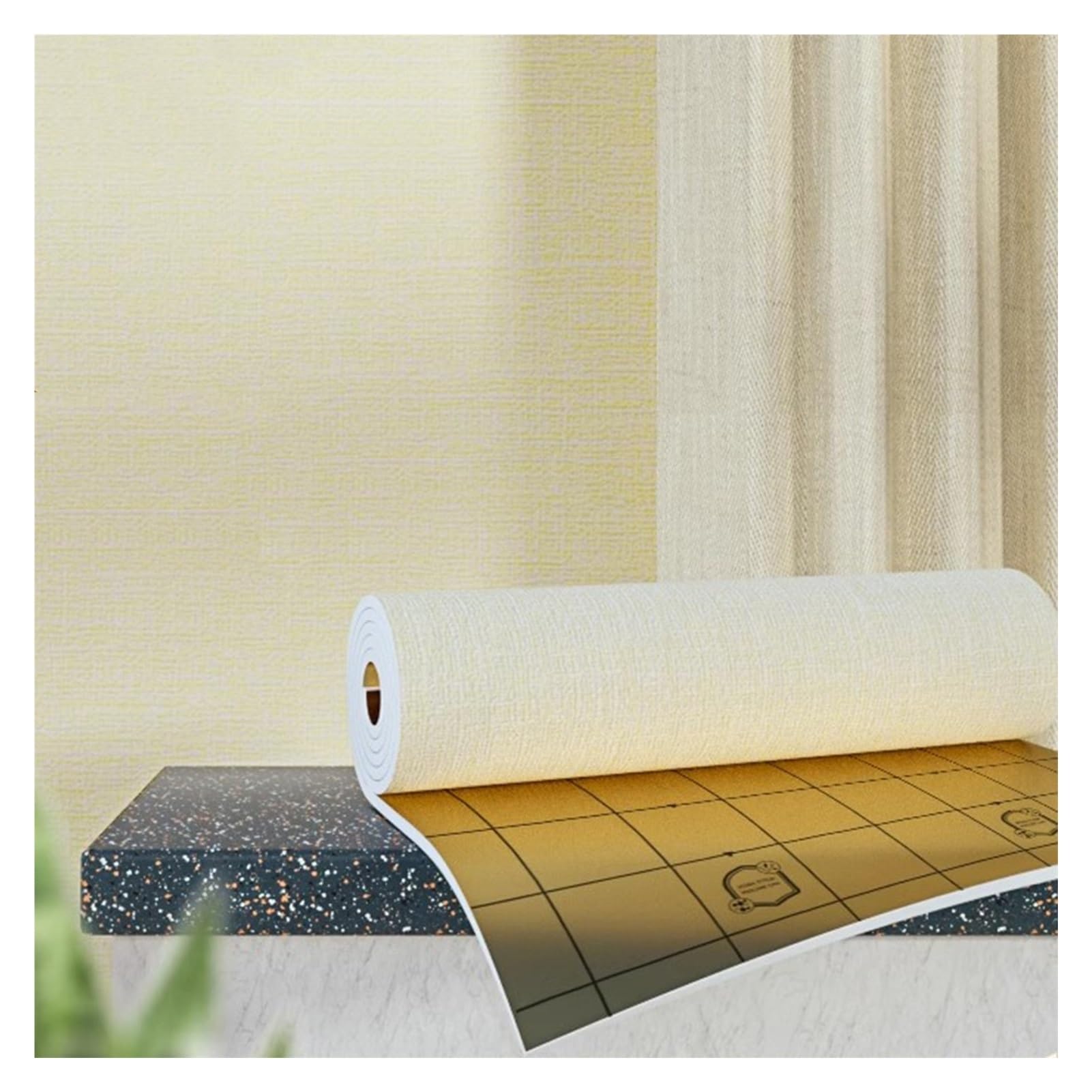 IBOWZ Protecteur Mural pour Garage Protecteur de Mur de Garage, Protection de Colonne de Mur en Mousse PE épaississante, Protection de Mur intérieur de Maison étanche, Protection Contre Le Froid