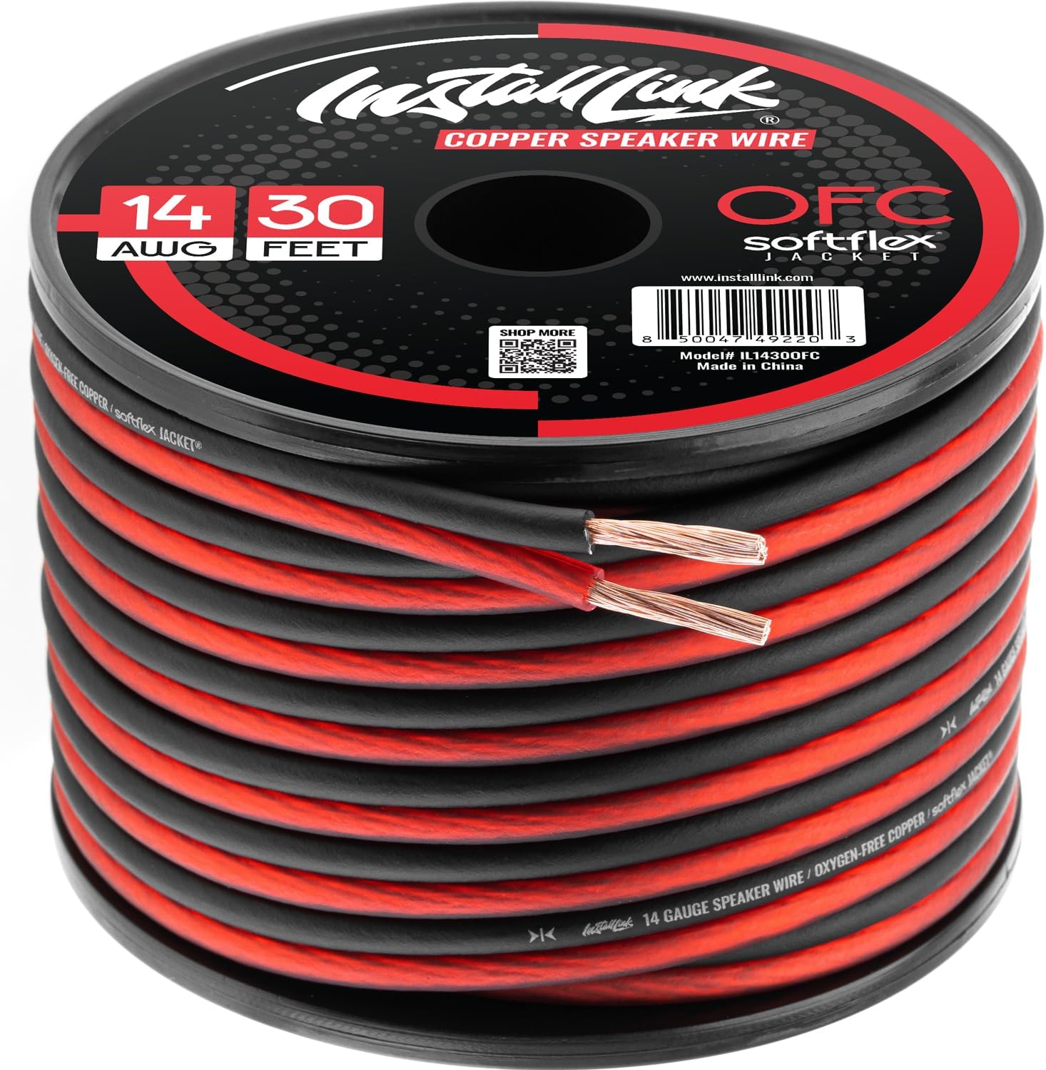 InstallGear 14 Gauge Speaker Wire Cable (100 Foot) 14
