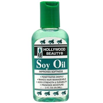 Hollywood Beauty Soy Hair Oil, 2 Oz