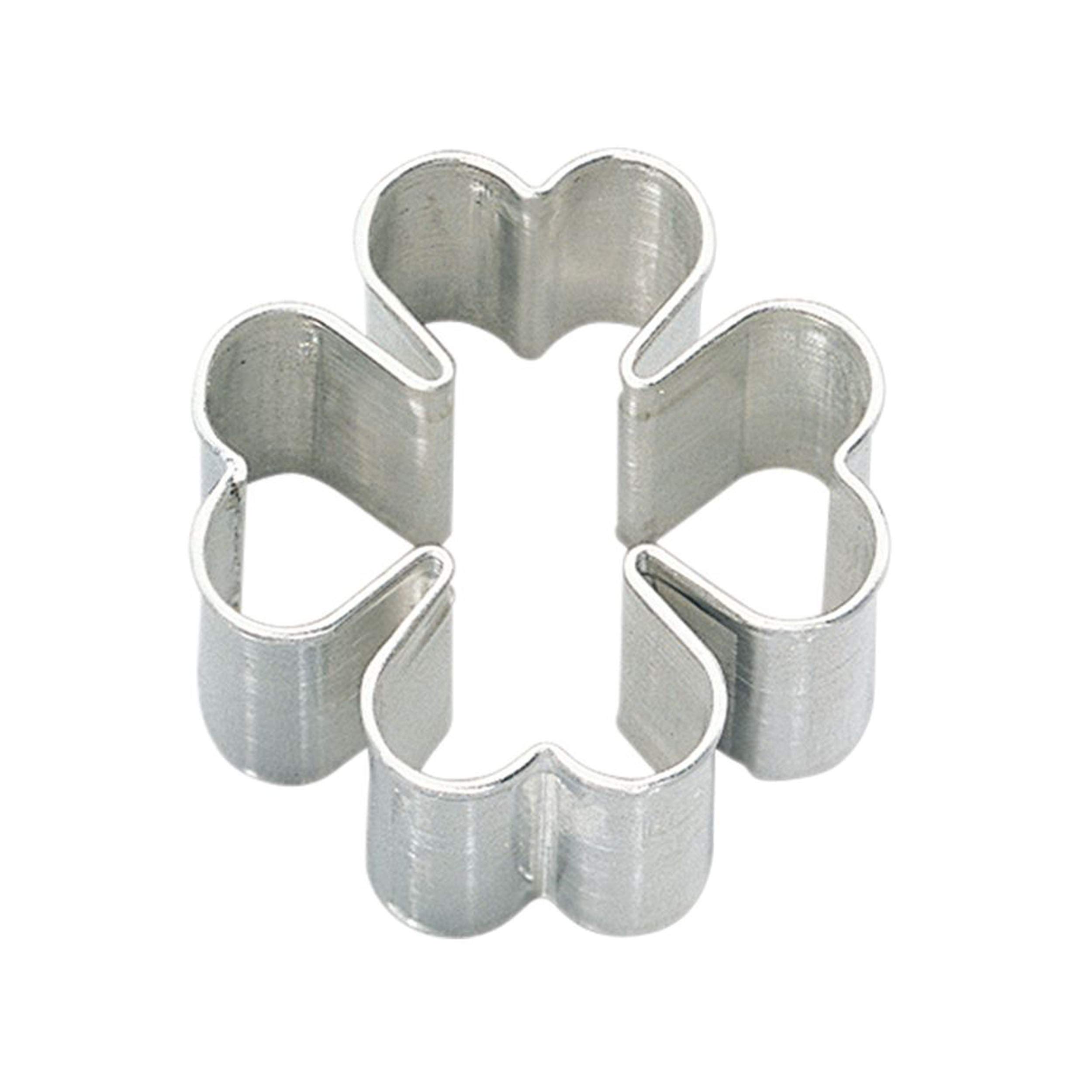 Teglie da forno in alluminio vintage - Stampi per mini dessert a quadrifoglio - Set da 7 - Italia