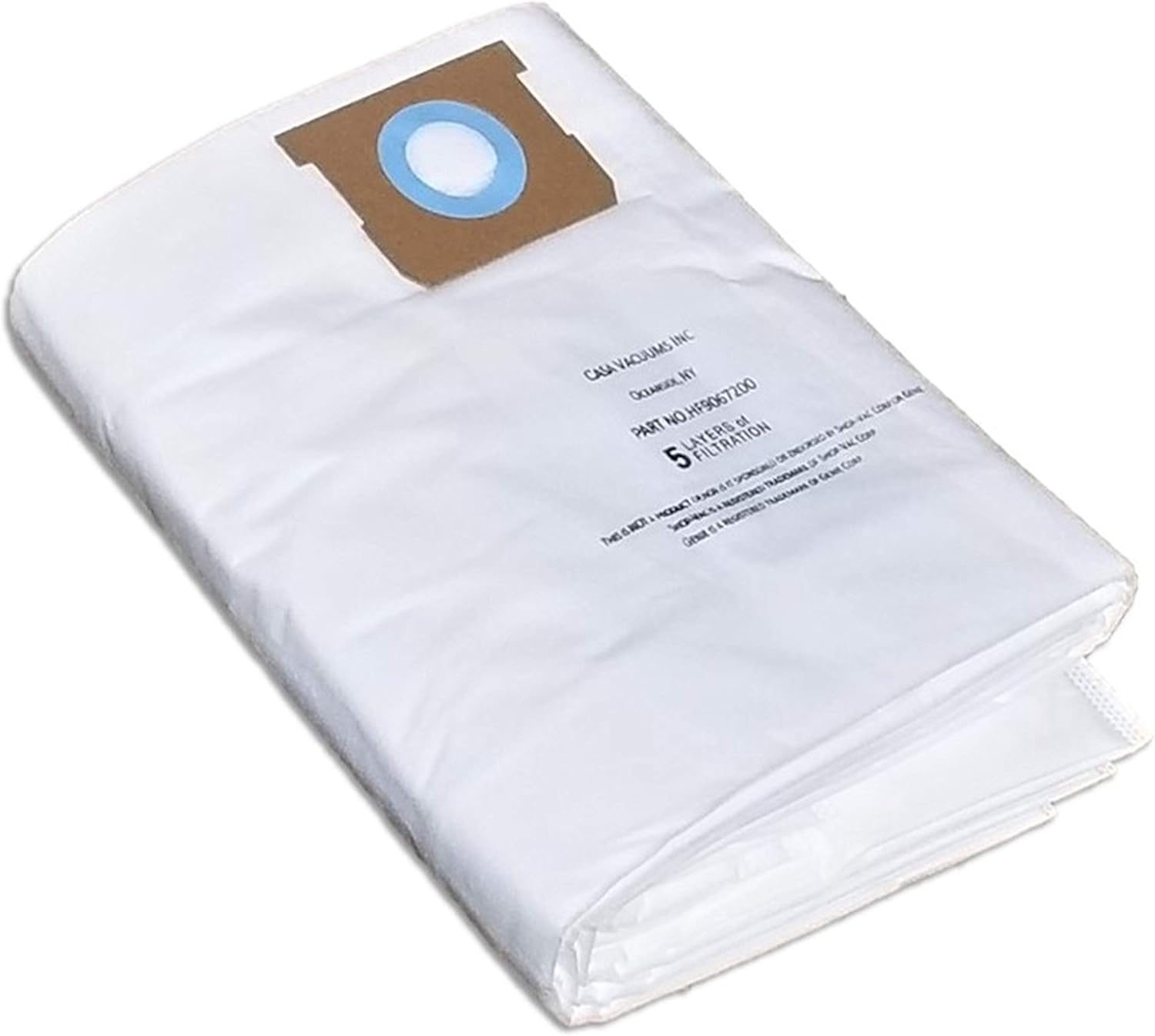 3 Replacement HEPA Bags for Shop-Vac 10-14 Gallon Units. Replaces Type I + Type F 9067200 High Efficiency 9066200 Standard Filtration Disposable Collection Bag. Also fits CRAFTSMAN 3877.