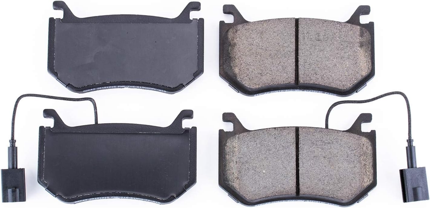 PowerStop Rear Brake Pads For Alfa Romeo Giulia 2017-24 | Alfa Romeo Stelvio 2018-24 - Z16 Ceramic Brake Pads Replacement, 16-2043