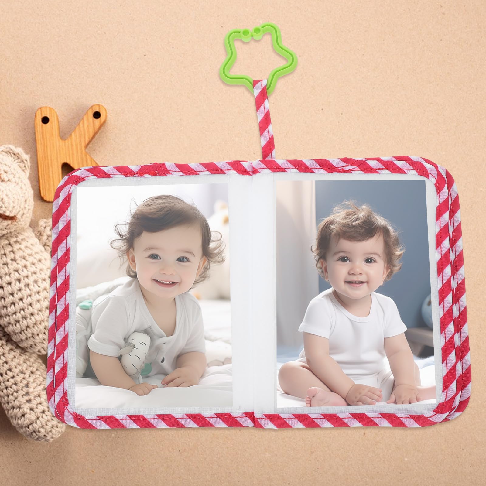 Toyvian 4 Stück Neugeborenen Fotoalbum Elch Design für Babys Erstes