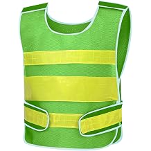 Reflective Vest for Women & Men,High Visibility Reflector Running Gear Safety Vests with 2 Bands,Lightweight & Comfy