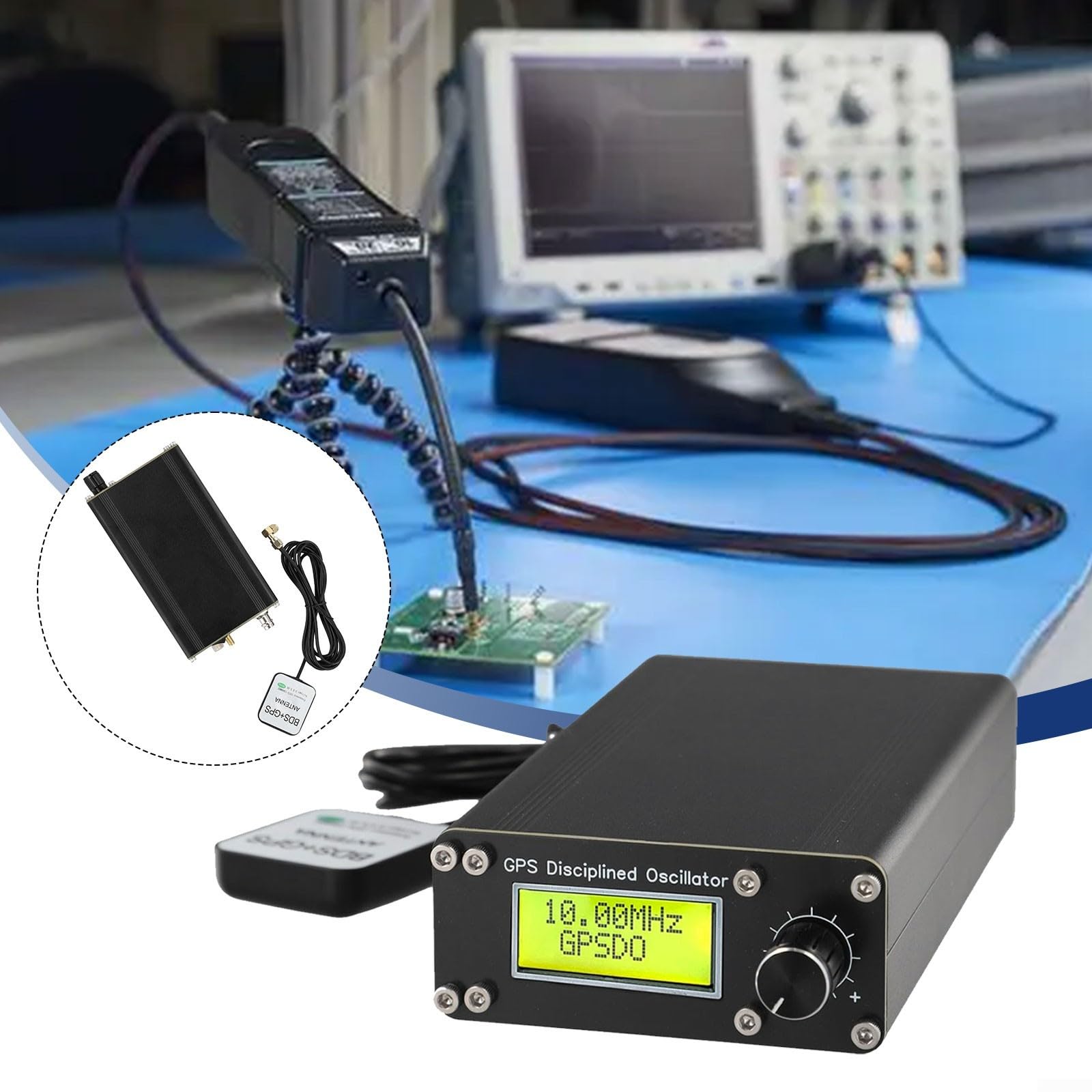 Zuverlässiger GPSDO-Signalgenerator mit 10 MHz Ausgang für elektronische Anwendungen
