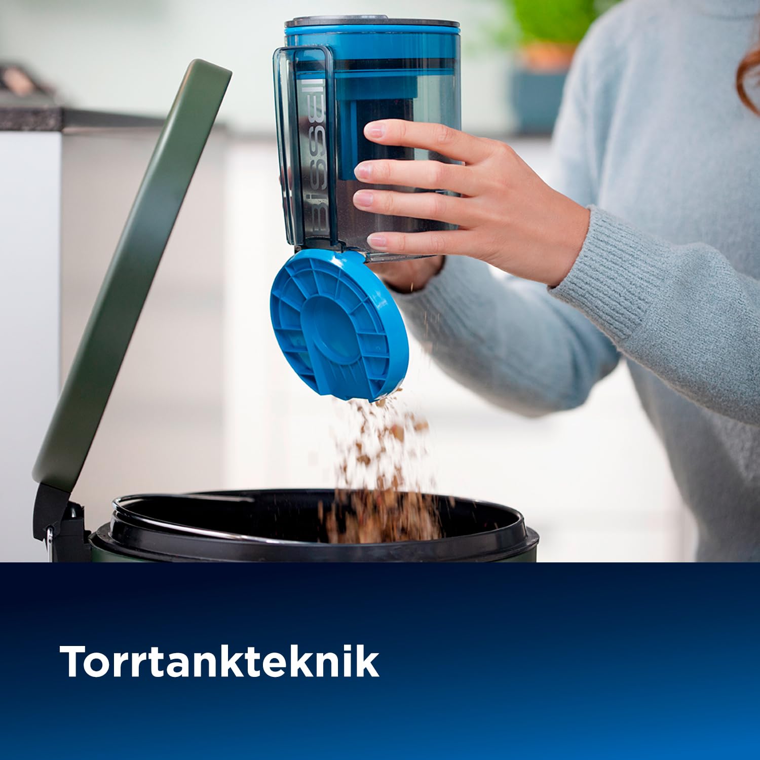 BISSELL Vac & Steam Titanium | Aspirapolvere e Pulitore a Vapore 2 in 1 | Progettato per Pavimenti Duri | Funzione di Controllo del Vapore | Senza Germi | Senza Sostanze Chimiche | 81 dB | 1977N