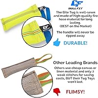 Vista 5 de Juguete de remolcador para mordeduras de perro de 10 pulgadas, duradero, juguetes interactivos para perros medianos a grandes, perfecto para tirar