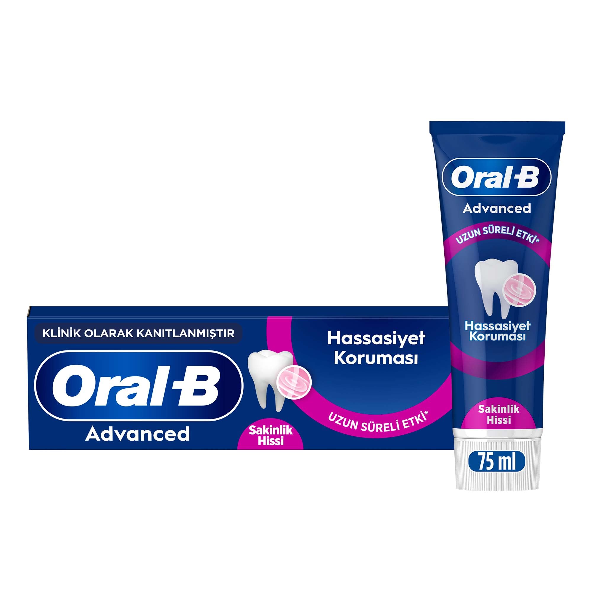 Oral-B Gelişmiş Hassasiyet Koruma Sakinleştirici His Diş Macunu Okaliptüs Nane Aroması 75ml