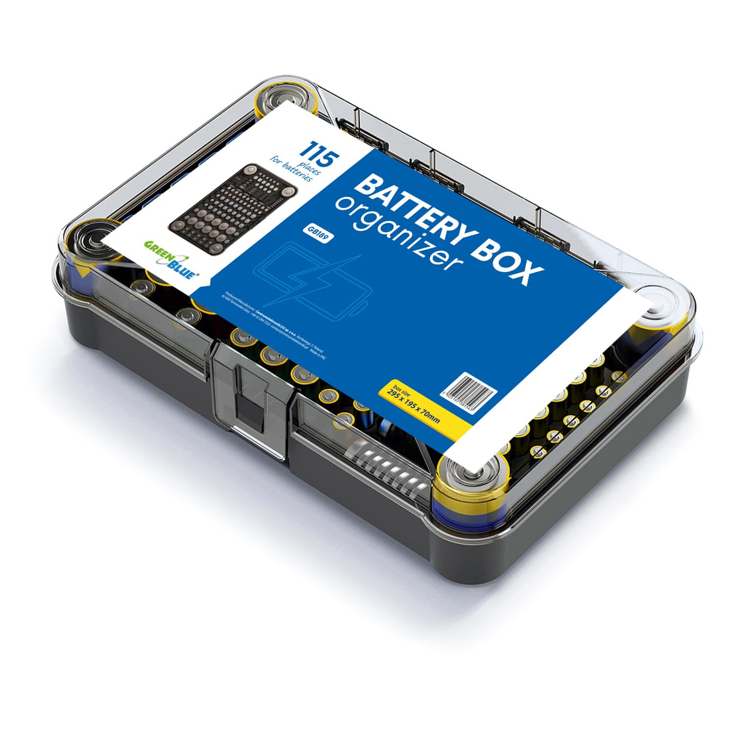 Batterijhouder voor 9V blok batterij met deksel en schakelaar - Bits & Parts Elektronica Batterijhouder voor 9V blok batterij met deksel en schakelaar - Bits & Parts Elektronica