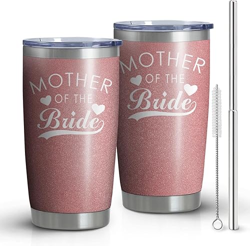 Miniatura 2 de Vaso para madre de la novia, doble pared de acero inoxidable con aislamiento al vacío, regalos para despedida de soltera, despedida de soltera,