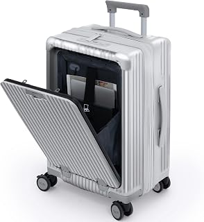 Nobl Travel Carry on Expandable Luggage, Aluminum Frame Hard Shell Suitcase