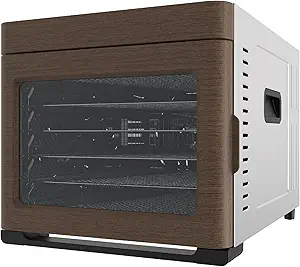Large Food Dehydrator, 700W, with Large 6 Trays (6.5 ft²) Drying Space, High-efficiency Drying, Digital Temp 86–167°F & 48H Timer, Dishwasher-Safe 304 Trays, Easy to Use for Jerky, Fruit, Herbs