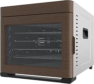 Large Food Dehydrator, 700W, with Large 6 Trays (6.5 ft²) Drying Space, High-efficiency Drying, Digital Temp 86–167°F & 48H Timer, Dishwasher-Safe 304 Trays, Easy to Use for Jerky, Fruit, Herbs