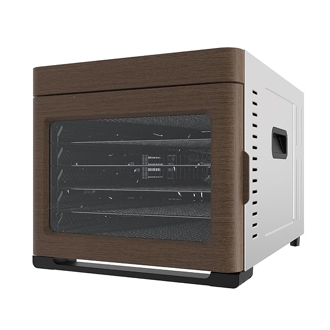 Food Dehydrator Dryer- No Plastic 700W Dehydrator with Large 6.5ft² Drying Space and 6 Stanless 18/8...