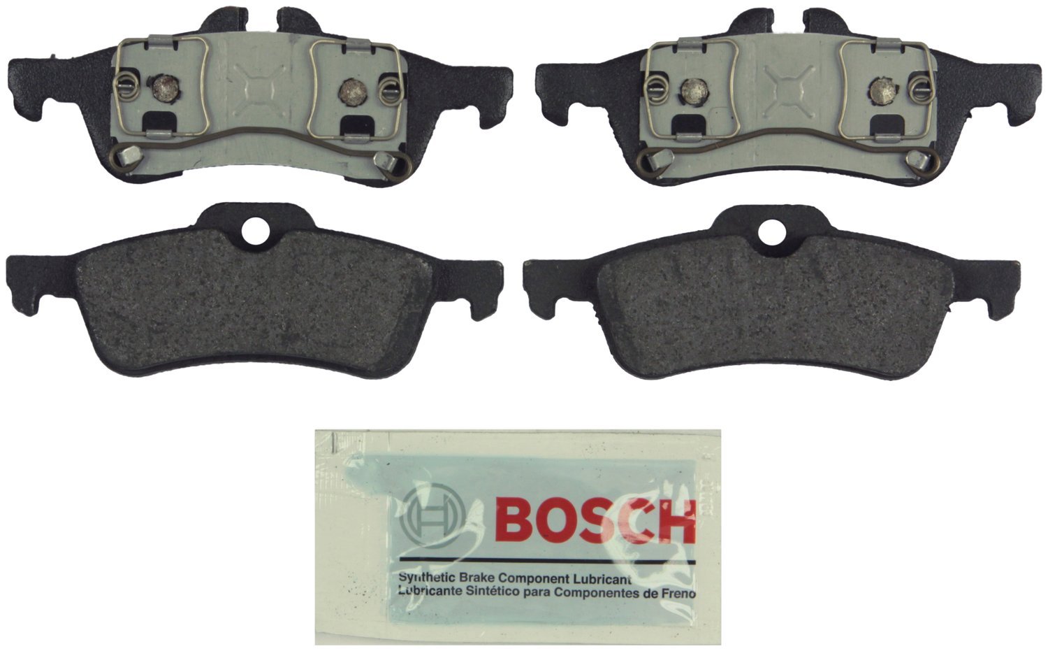 Bosch BE1324H Blue Disc Brake Pad Set with Hardware - FRONT — view 60