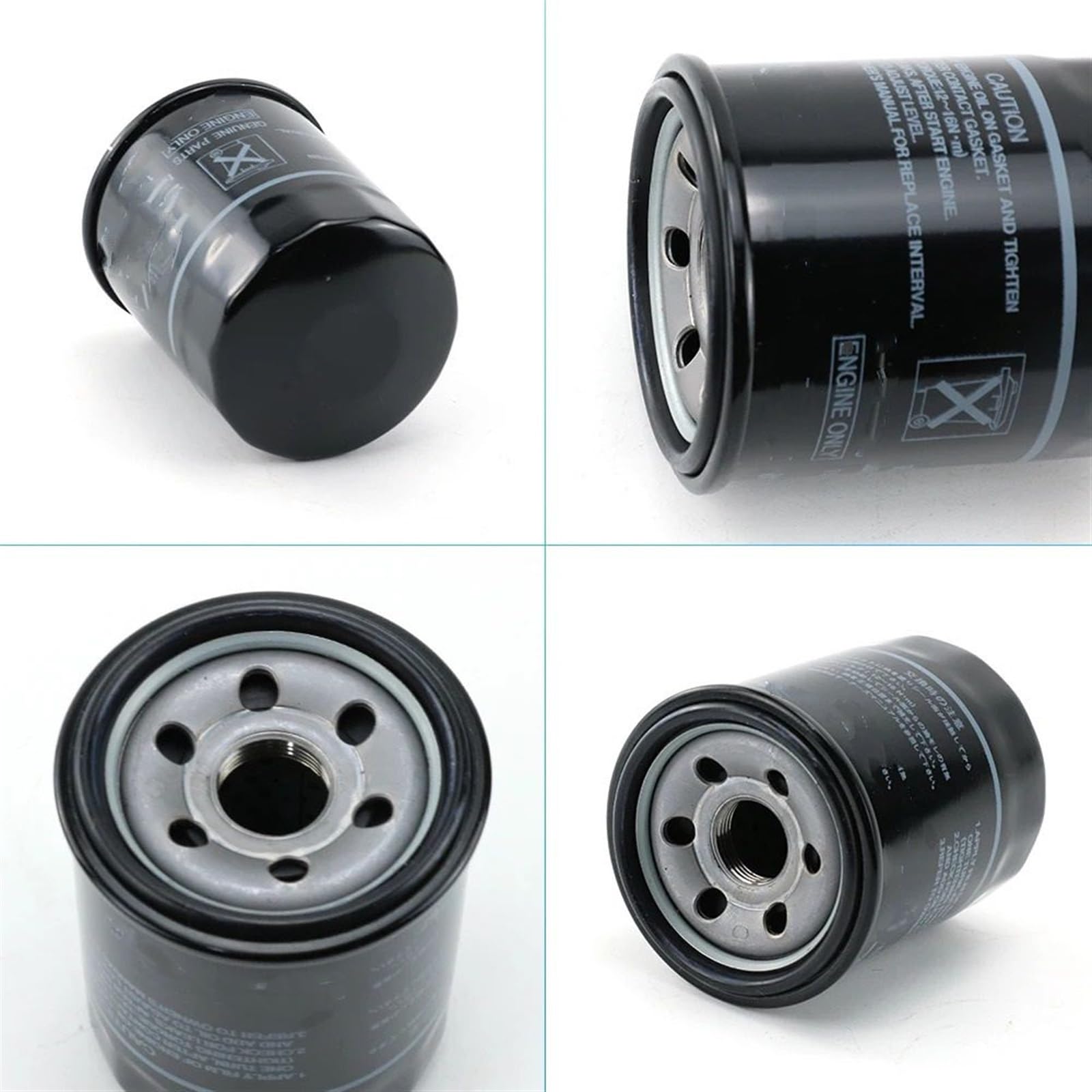 MOTOHIRO Traje de Filtro de Aceite automático 2 uds 4 Uds for Impreza Legacy 15208AA160 Filtros de Aceite para vehículos (Size : 2PCS)
