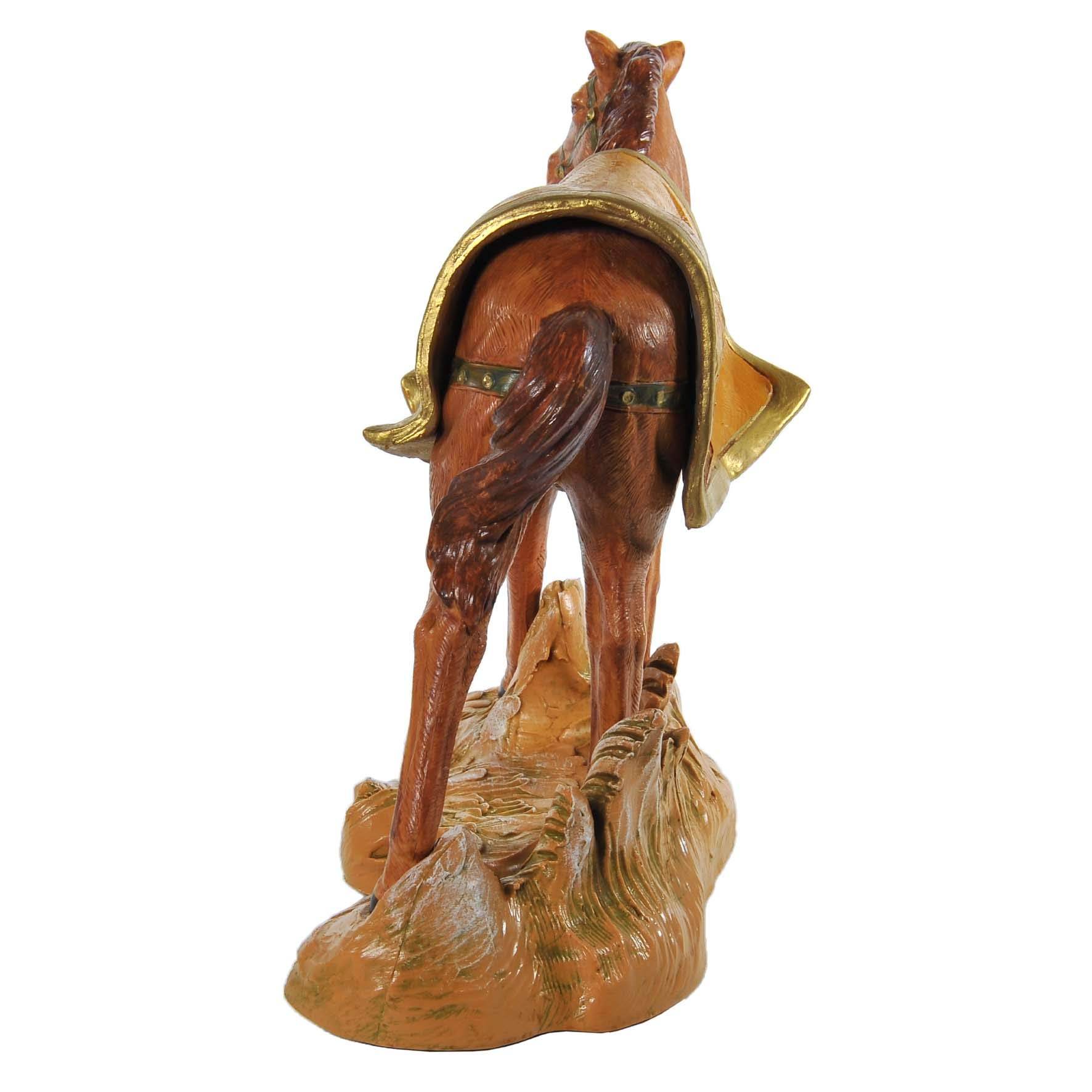 Fontanini Statuine Presepe: Cavallo Marrone 19 cm 367C