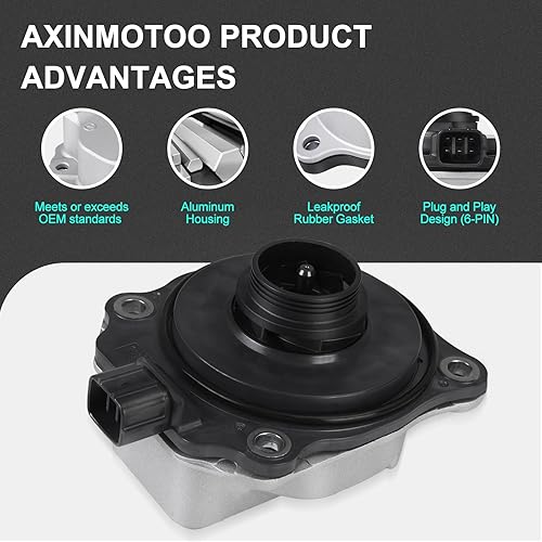 Miniatura 3 de AXINMOTOO Bomba de agua refrigerante del motor 16032-25010 de repuesto para Toyota Camry 2018-2020, Toyota RAV4 2019-2022, Toyota Avalon 2019-2022,