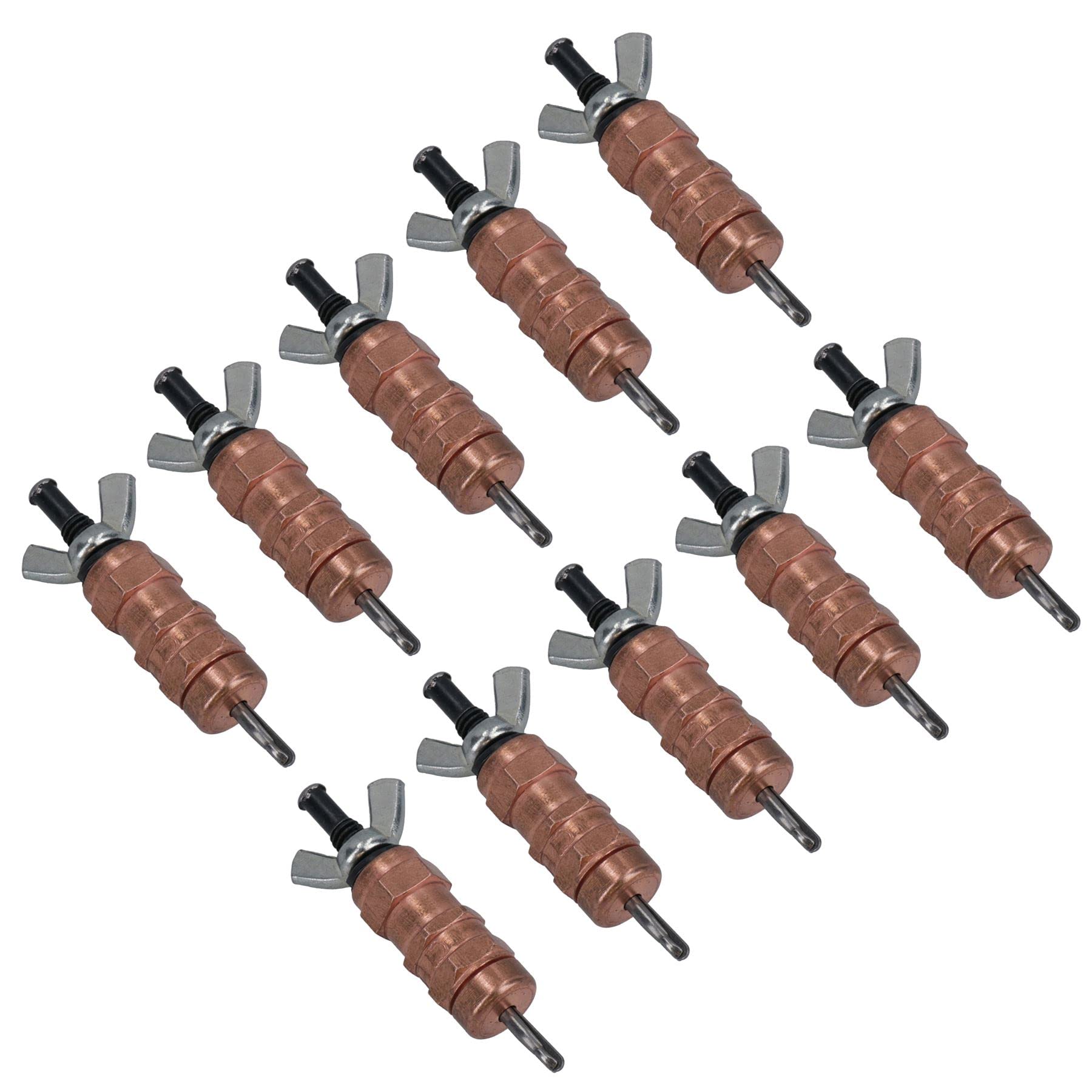 AB Tools 1/8In. Manual Cleco Wing Nut Style Temporary Fastener Sheet Metal Grip Pin 10Pk from B&Q