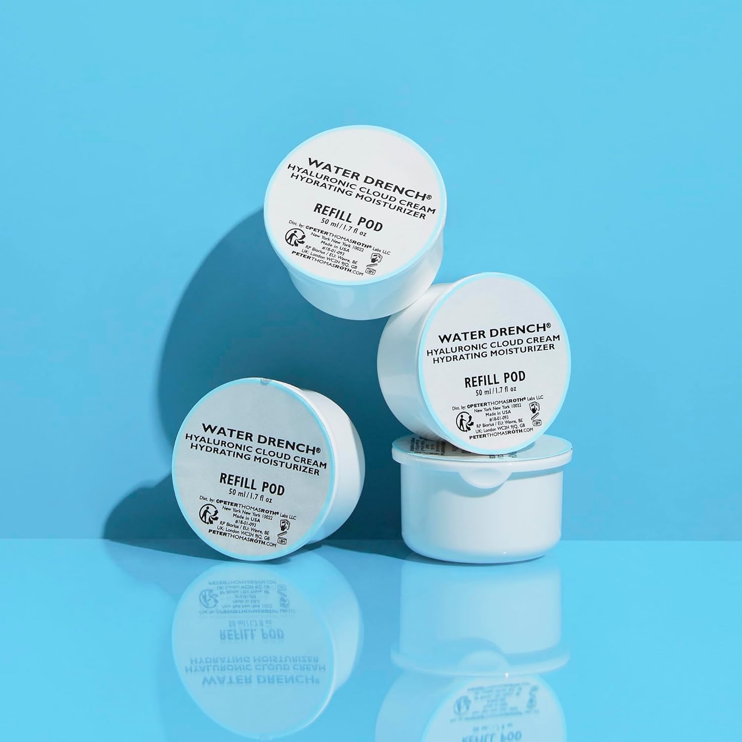Peter Thomas Roth | Water Drench® Hyaluronic Cloud Cream Hydrating Moisturizer Refill Pod | Hyaluronic Acid Cream For All Skin Types, Line-Smoothing, Fragrance-Free - Image 8