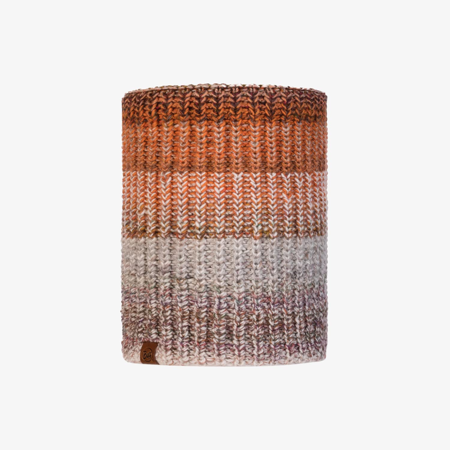 Buff Knitted & Polar Neckwarmer, Olya, Grey, One Size