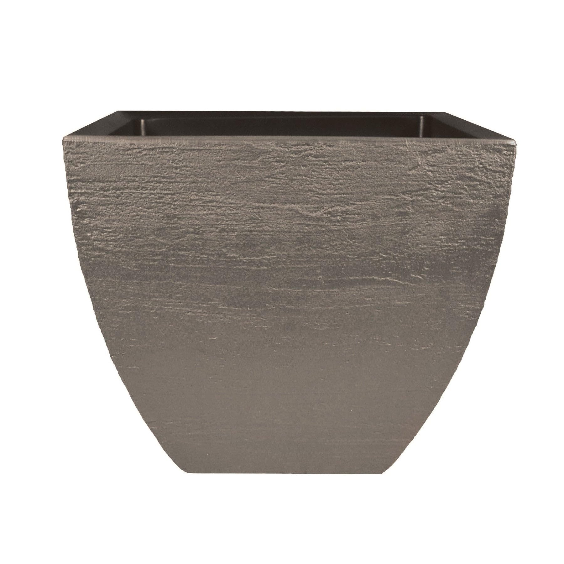 Tusco ProductsModern Square Garden Planter, 16-inch, Safari