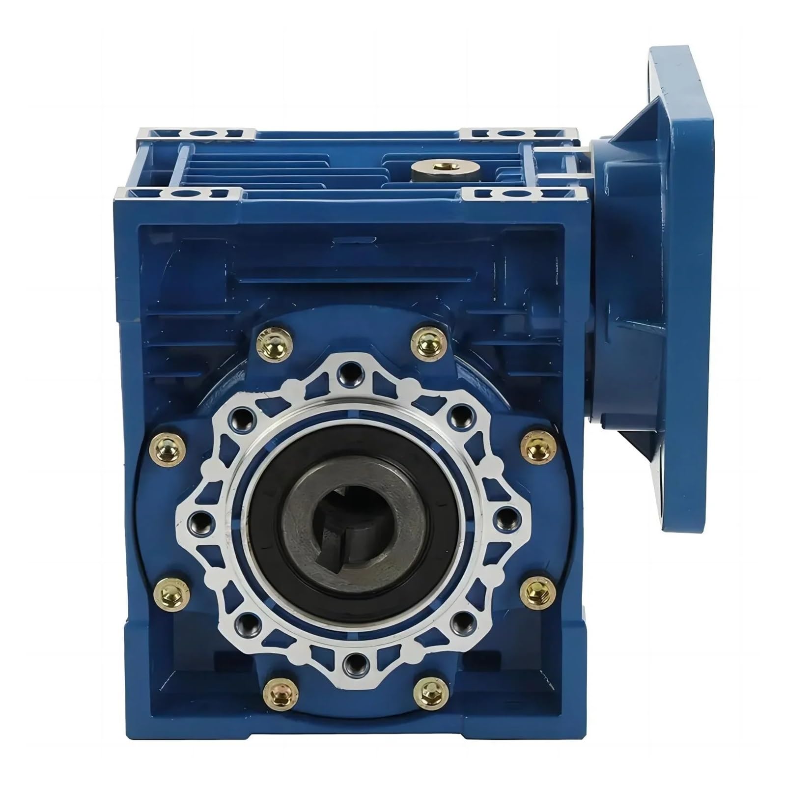 NMRV50 Schneckengetriebe, Übersetzungsverhältnis 5:1–100:1, 14/18/25 mm, Abtriebswelle, B5/B14-Flansch, 0,12–0,75 kW