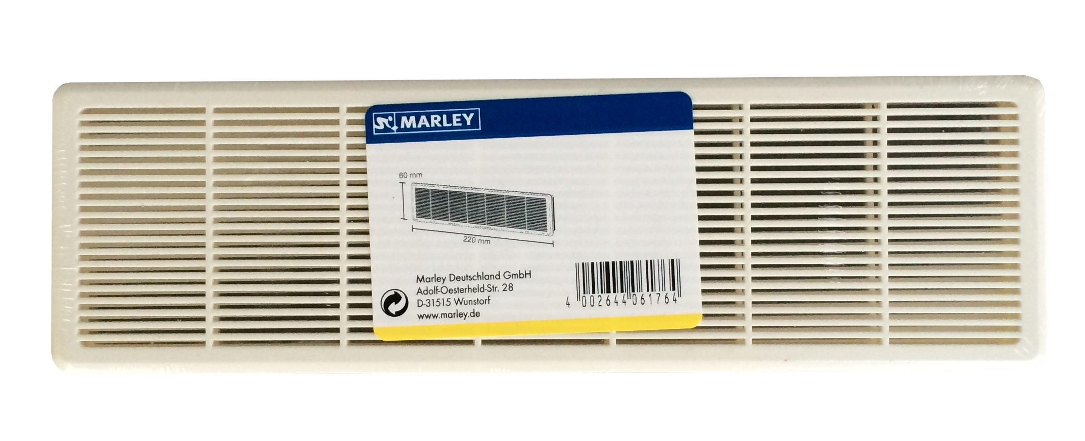 Möbellüftung 22x6 Cm Weiß – 2 Stück, Selbstklebend Für Schränke & Truhen, Luftdurchlass 55 Cm²