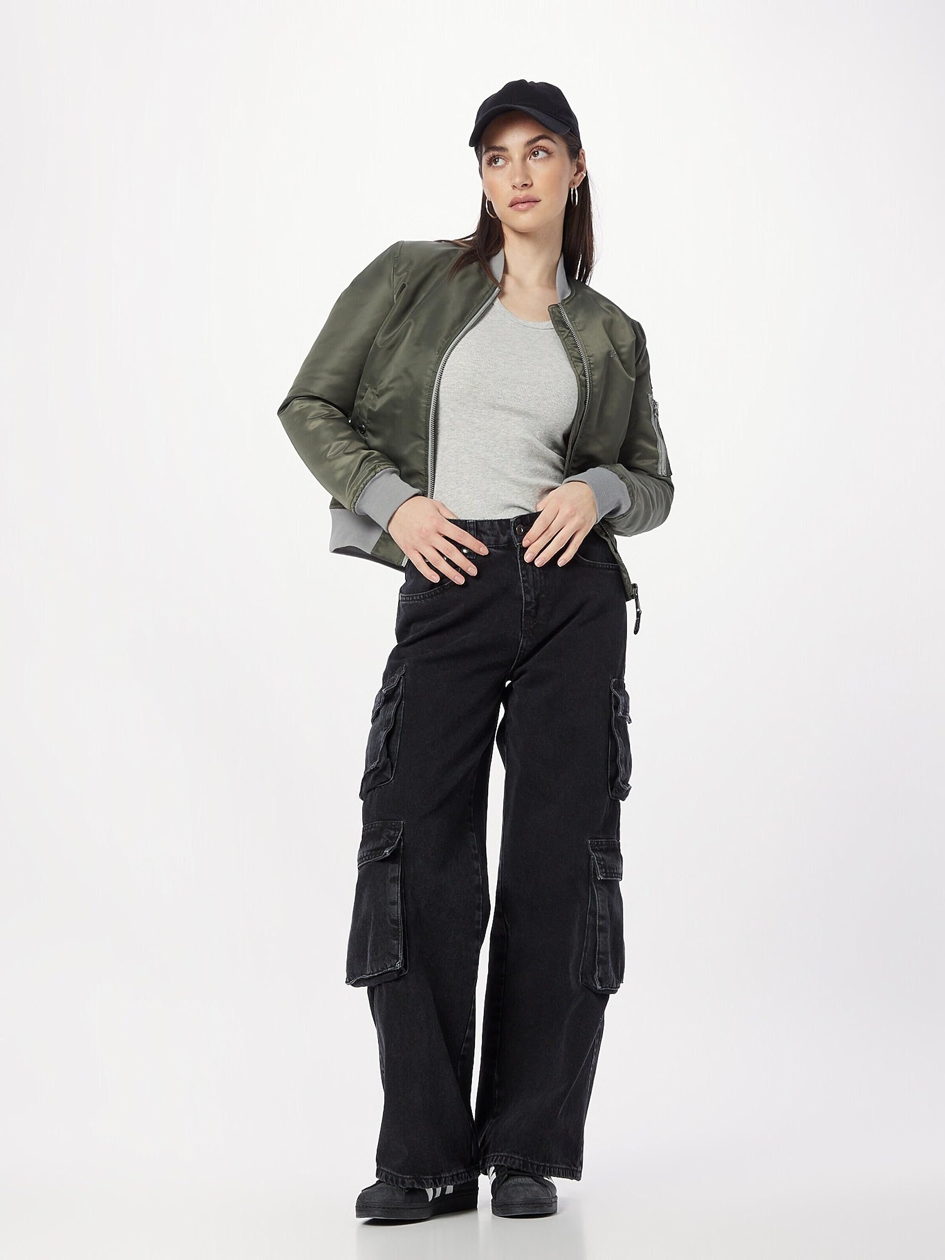 Schott NYC AIRFORCEWRS Kurtka Bomber Schott, Sage Khaki, M Dorosły