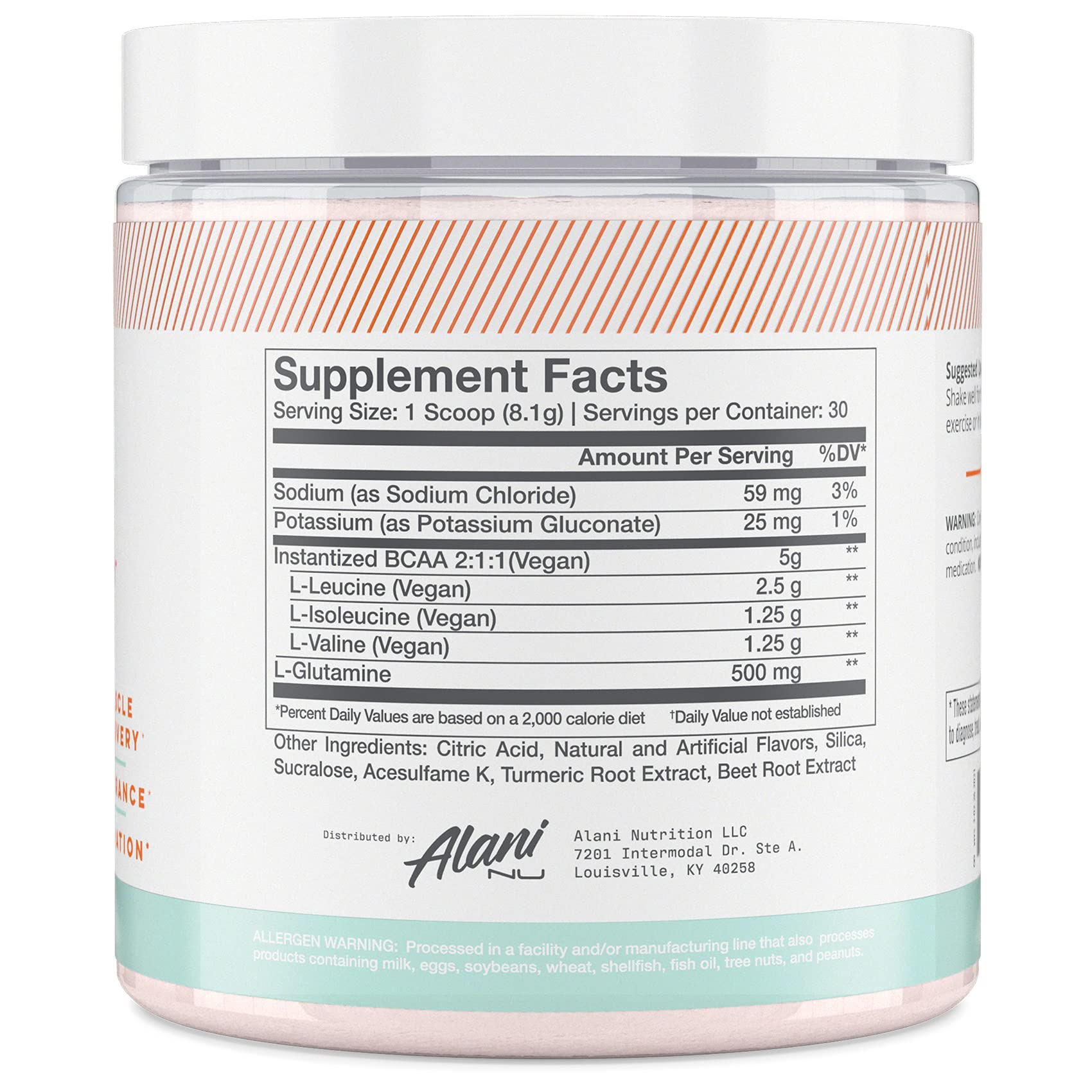 Alani Nu BCAA Branched Chain Essential Amino Acids, Muscle Recovery